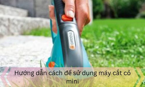 Hướng dẫn cách để sử dụng máy cắt cỏ mini